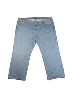 Polo Ralph Lauren Hampton Relaxed Straight Jeans Mens 50x32 Blue Denim